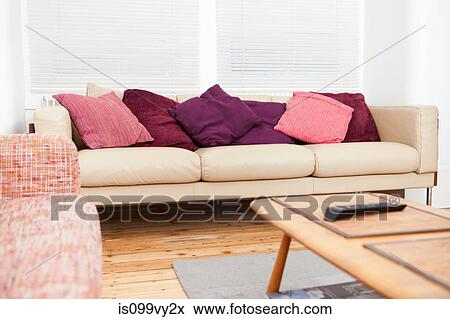 Empty sofa View Large Photo Image Stock Photo - Empty sofa. Fotosearch