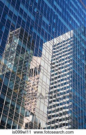 Other buildings reflected in skyscraper View Large Photo Image Stock Image - Other buildings reflected in skyscraper. Fotosearch