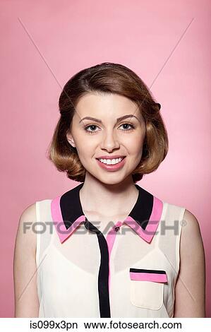 Portrait of woman smiling View Large Photo Image Picture - Portrait of woman smiling. Fotosearch