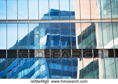 Building reflected in urban skyscraper View Large Photo Image Stock Image - Building reflected in urban skyscraper. Fotosearch