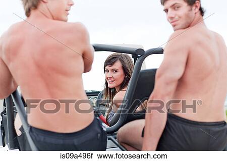 Friends riding in jeep View Large Photo Image Stock Image - Friends riding in jeep. Fotosearch