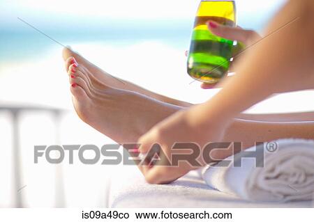 Woman having pedicure View Large Photo Image Picture - Woman having pedicure. Fotosearch