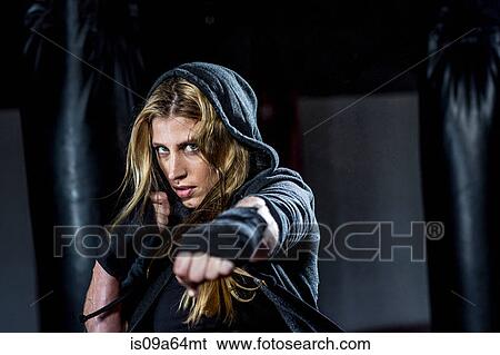 Boxer training in gym View Large Photo Image Stock Photograph - Boxer training in gym. Fotosearch