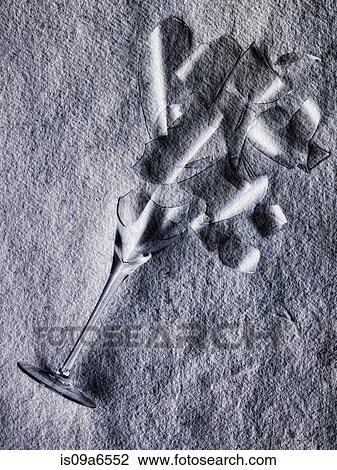 Broken wine glass on stone floor View Large Photo Image Stock Image - Broken wine glass on stone floor. Fotosearch