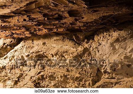Stock Image - Close up of cracked dry mud. Fotosearch