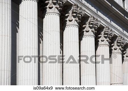 Columns of ornate building View Large Photo Image Stock Photo - Columns of ornate building. Fotosearch