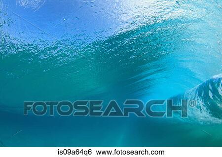 Crashing wave viewed underwater View Large Photo Image Stock Photograph - Crashing wave viewed underwater. Fotosearch