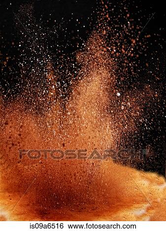 Dirt exploding on ground View Large Photo Image Stock Photograph - Dirt exploding on ground. Fotosearch