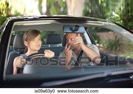 Father teaching teenage daughter driving View Large Photo Image Stock Image - Father teaching teenage daughter driving. Fotosearch