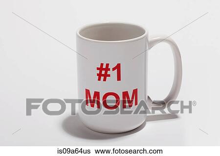 Mug reading #1 Mom View Large Photo Image Stock Photograph - Mug reading #1 Mom. Fotosearch