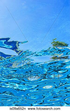 Picture - Ripples viewed from underwater. Fotosearch