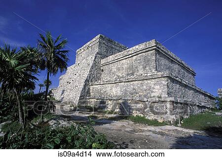Ruins at Tulum View Large Photo Image Picture - Ruins at Tulum. Fotosearch