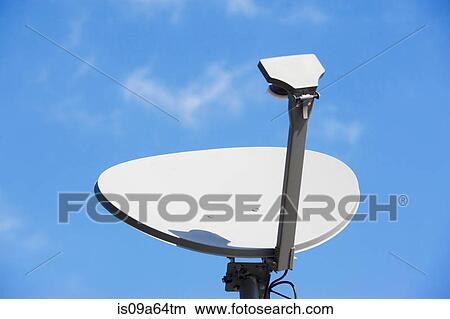 Satellite dish and blue sky View Large Photo Image Picture - Satellite dish and blue sky. Fotosearch