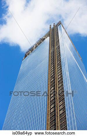 Stock Photography - Scaffolding on urban skyscraper. Fotosearch