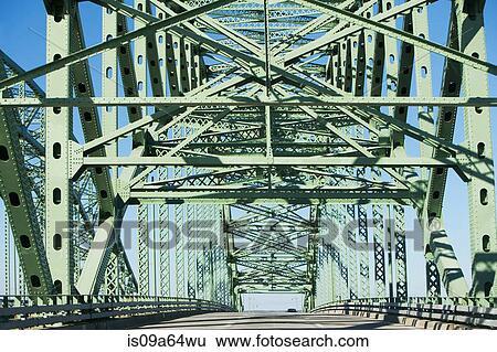Steel structure of bridge View Large Photo Image Stock Photograph - Steel structure of bridge. Fotosearch