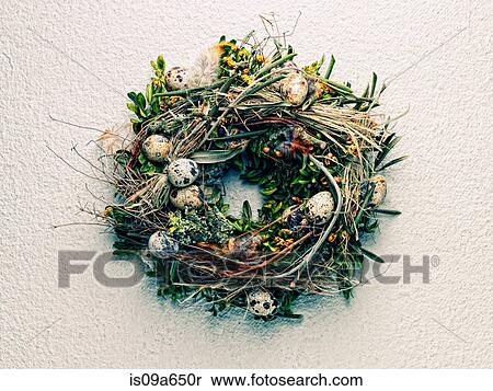 Stones and plants in wreath shape View Large Photo Image Stock Photography - Stones and plants in wreath shape. Fotosearch
