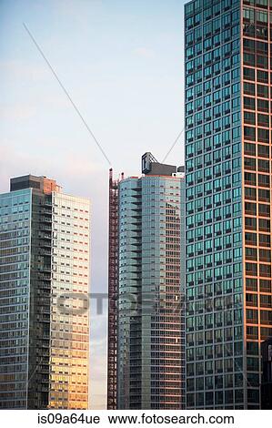 Stock Image - Windows of urban skyscrapers. Fotosearch