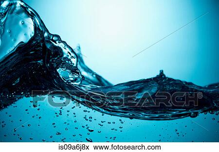 Stock Photo - Bubbles floating in water. Fotosearch