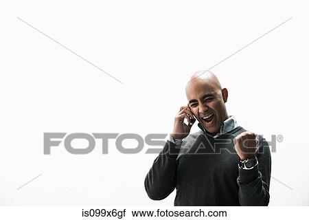 Businessman on the phone View Large Photo Image Stock Image - Businessman on the phone. Fotosearch