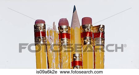 Close up of chewed pencils View Large Photo Image Stock Image - Close up of chewed pencils. Fotosearch
