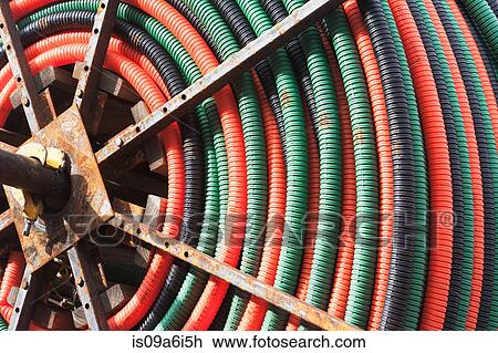 Close up of coiled hose View Large Photo Image Stock Image - Close up of coiled hose. Fotosearch