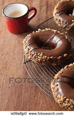 Close up of decorated doughnuts View Large Photo Image Stock Image - Close up of decorated doughnuts. Fotosearch