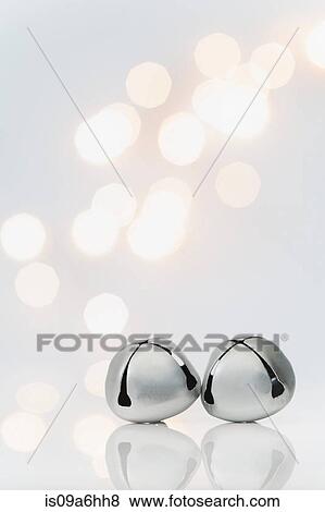 Stock Photo - Close up of jingle bells. Fotosearch