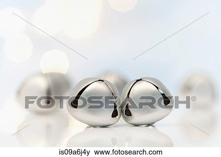 Stock Photo - Close up of jingle bells. Fotosearch