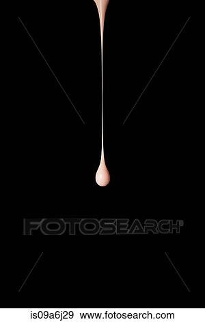 Stock Photo - Drop of pink paint. Fotosearch