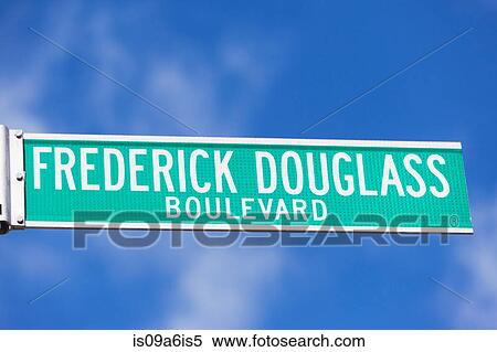 Frederick Douglass Blvd street sign View Large Photo Image Stock Photography - Frederick Douglass Blvd street sign. Fotosearch