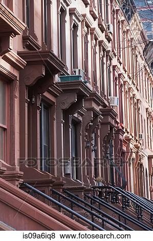 Stock Photo - Front steps of apartment buildings. Fotosearch