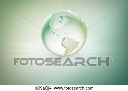 Illustration of glowing globe View Large Photo Image Picture - Illustration of glowing globe. Fotosearch