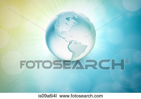 Illustration of glowing globe View Large Photo Image Stock Image - Illustration of glowing globe. Fotosearch