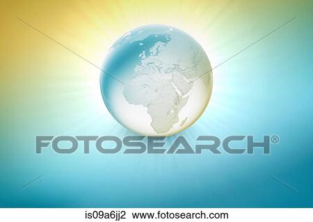 Illustration of glowing globe View Large Photo Image Stock Image - Illustration of glowing globe. Fotosearch