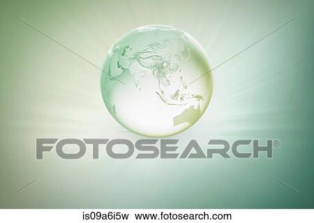 Illustration of glowing globe View Large Photo Image Stock Photo - Illustration of glowing globe. Fotosearch