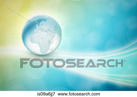 Illustration of glowing globe View Large Photo Image Stock Photo - Illustration of glowing globe. Fotosearch