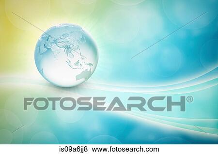 Illustration of glowing globe View Large Photo Image Stock Photo - Illustration of glowing globe. Fotosearch