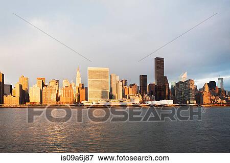 New York City skyline and waterfront View Large Photo Image Stock Photo - New York City skyline and waterfront. Fotosearch