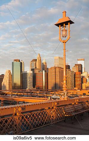 New York City skyline at sunset View Large Photo Image Stock Photography - New York City skyline at sunset. Fotosearch