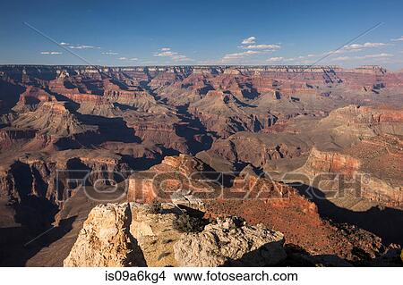 Picture - Rock formations in dry desert landscape. Fotosearch