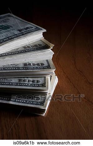Stacks of hundred dollar bills View Large Photo Image Stock Image - Stacks of hundred dollar bills. Fotosearch