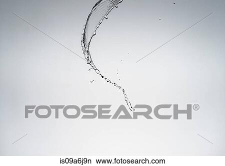 Picture - Water splashing in air. Fotosearch