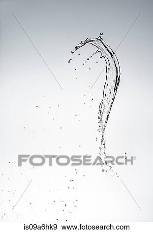 Stock Photo - Water splashing in air. Fotosearch