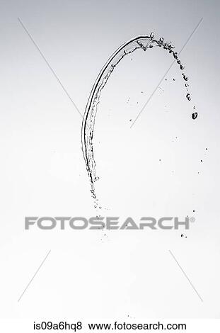 Stock Photo - Water splashing in air. Fotosearch