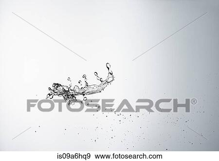 Stock Photo - Water splashing in air. Fotosearch