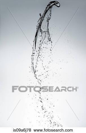 Stock Photo - Water splashing in air. Fotosearch