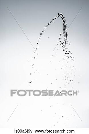 Stock Photo - Water splashing in air. Fotosearch