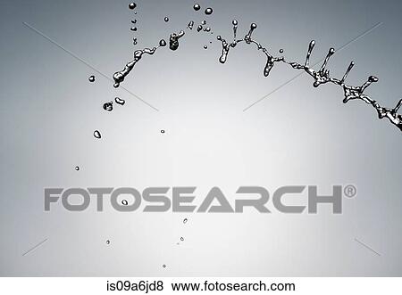 Stock Photo - Water splashing in air. Fotosearch