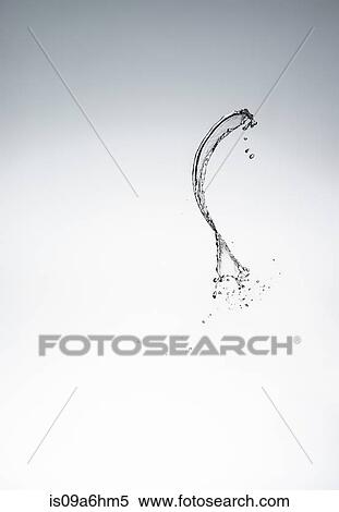 Stock Photography - Water splashing in air. Fotosearch