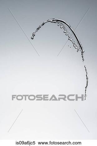 Stock Photography - Water splashing in air. Fotosearch
